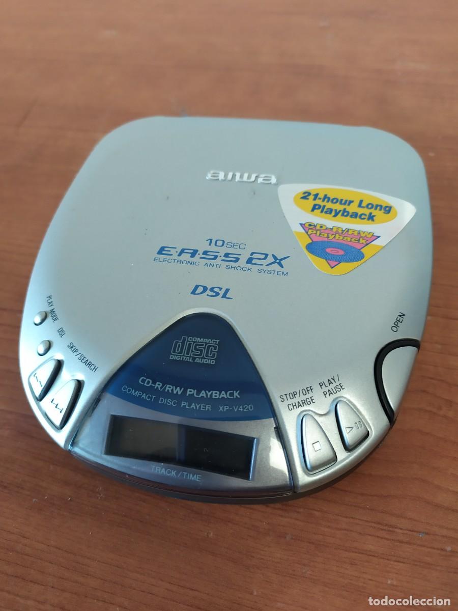 M&uacute;sica de colecci&oacute;n: DISC MAN AIWA EASS 2X DSL,REPRODUCTOR DISCMAN CD PORTATIL-