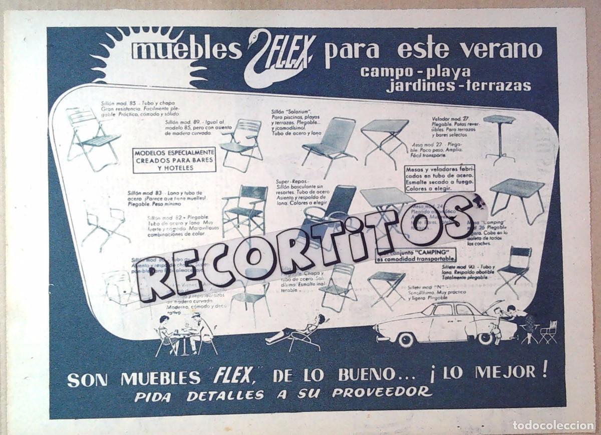 M&uacute;sica de colecci&oacute;n: flex colchon anuncio publicicdad 1959 MUEBLES DE TERRAZA Y JARDIN