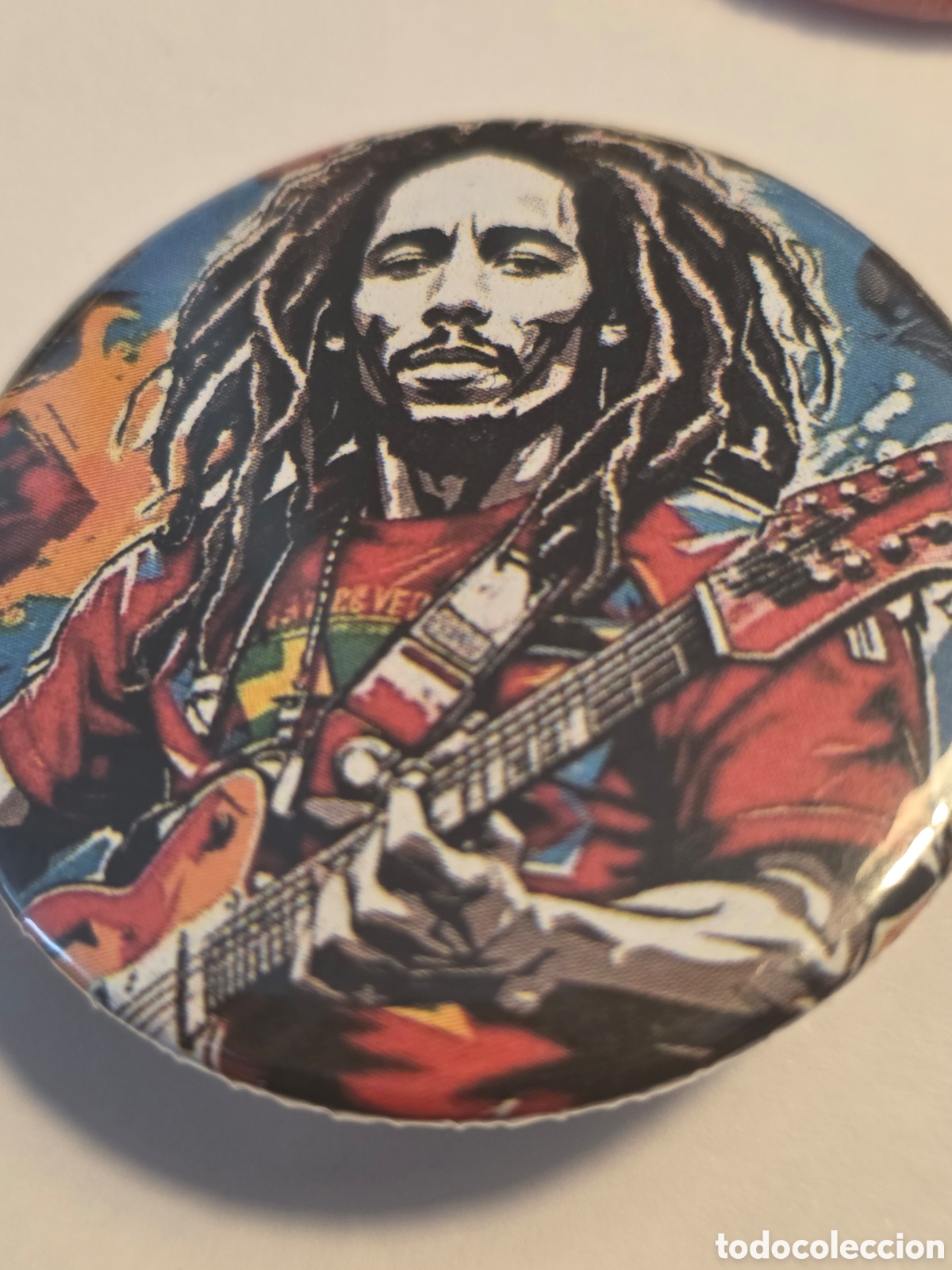 M&uacute;sica de colecci&oacute;n: CHAPA BOB MARLEY 38mm