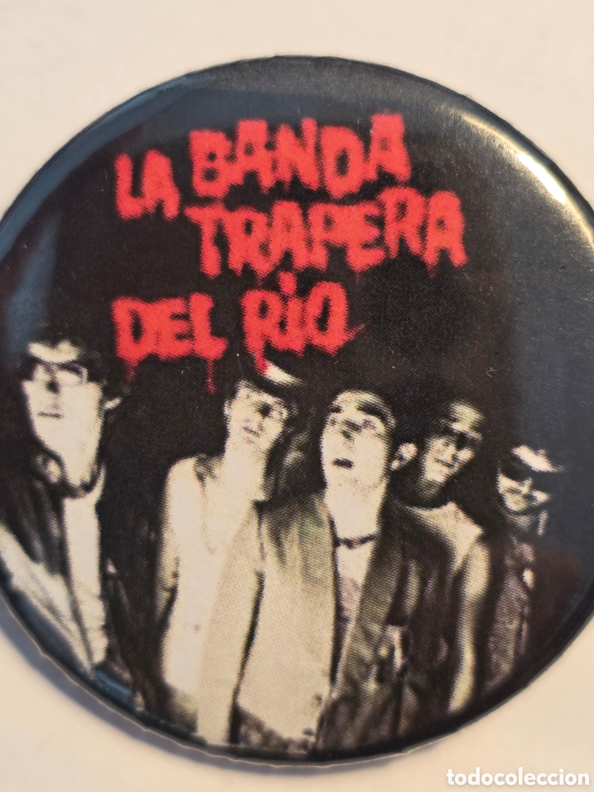 M&uacute;sica de colecci&oacute;n: CHAPA BANDA.. LA BANDA TRAPERA DEL RIO 38mm