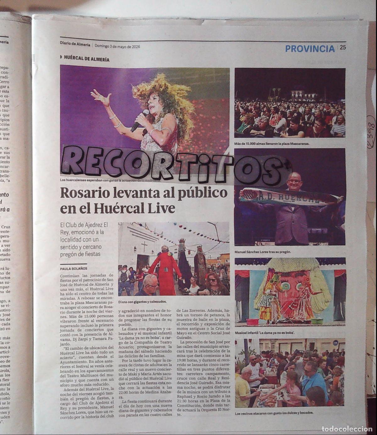 M&uacute;sica de colecci&oacute;n: ROSARIO FLORES EN HUERCAL ALMERIA