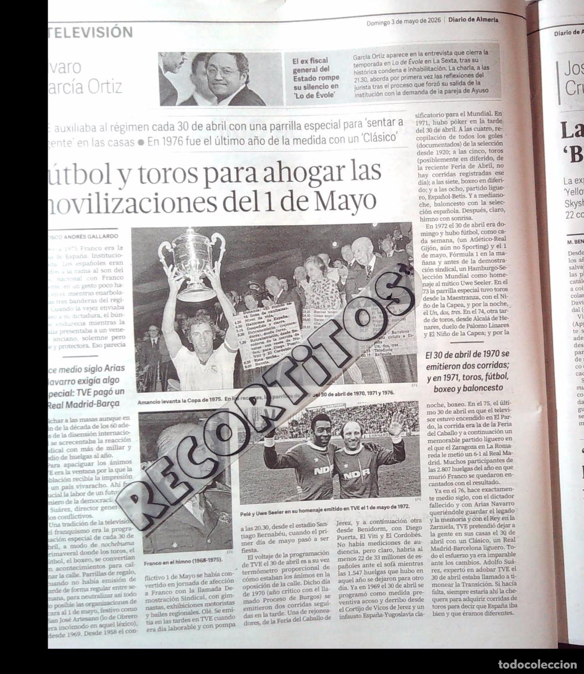 M&uacute;sica de colecci&oacute;n: AMANCIO LA COPA DE 1975 FRANCI PELE UWE SEELER