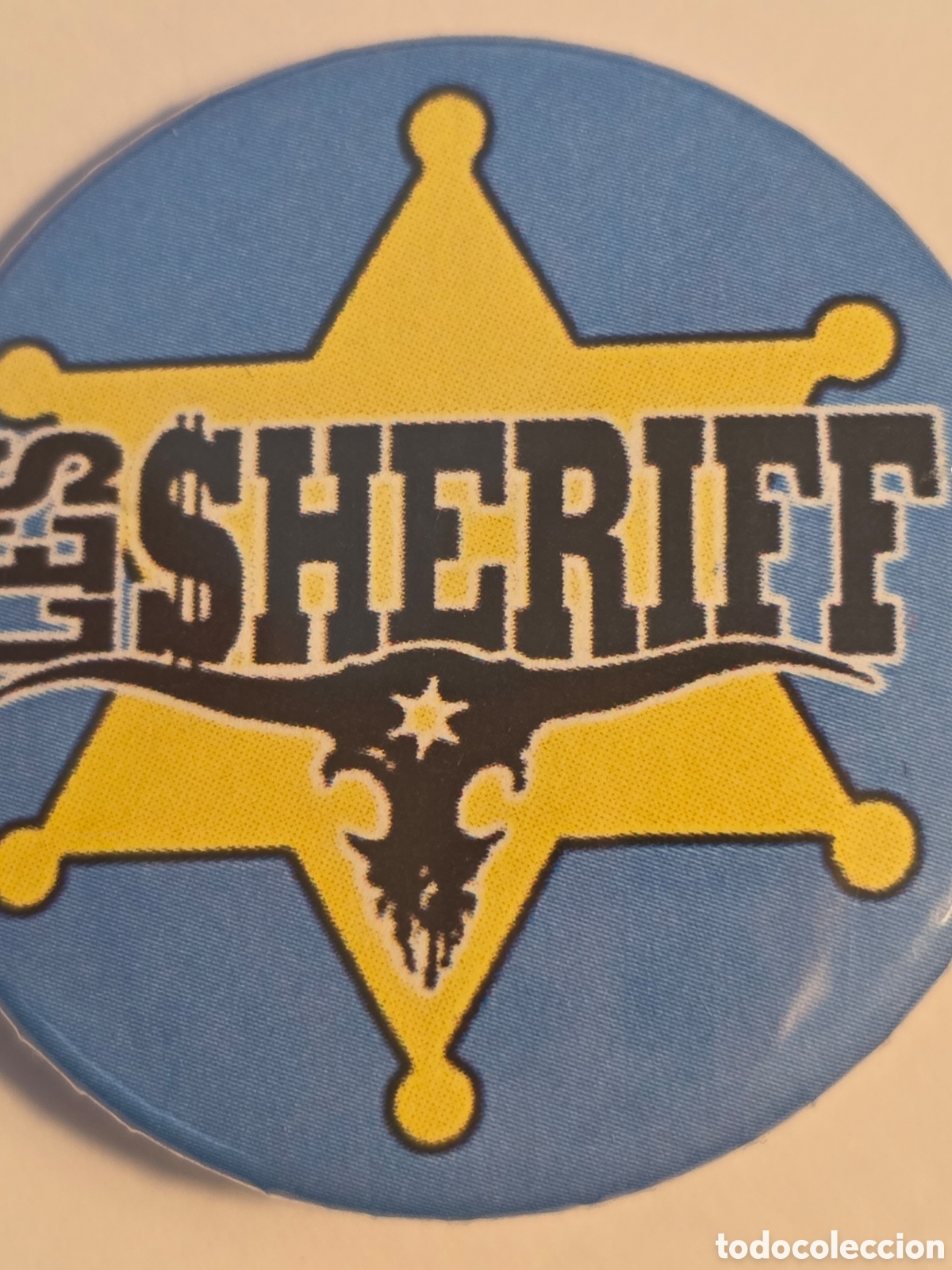 M&uacute;sica de colecci&oacute;n: CHAPA BANDA LES SHERIFF 38mm