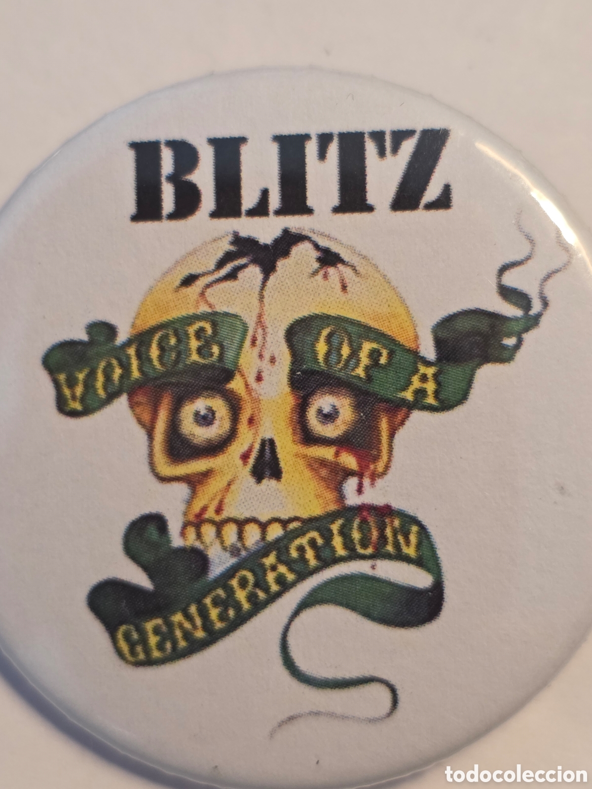 M&uacute;sica de colecci&oacute;n: CHAPA BANDA BLITZ 38mm