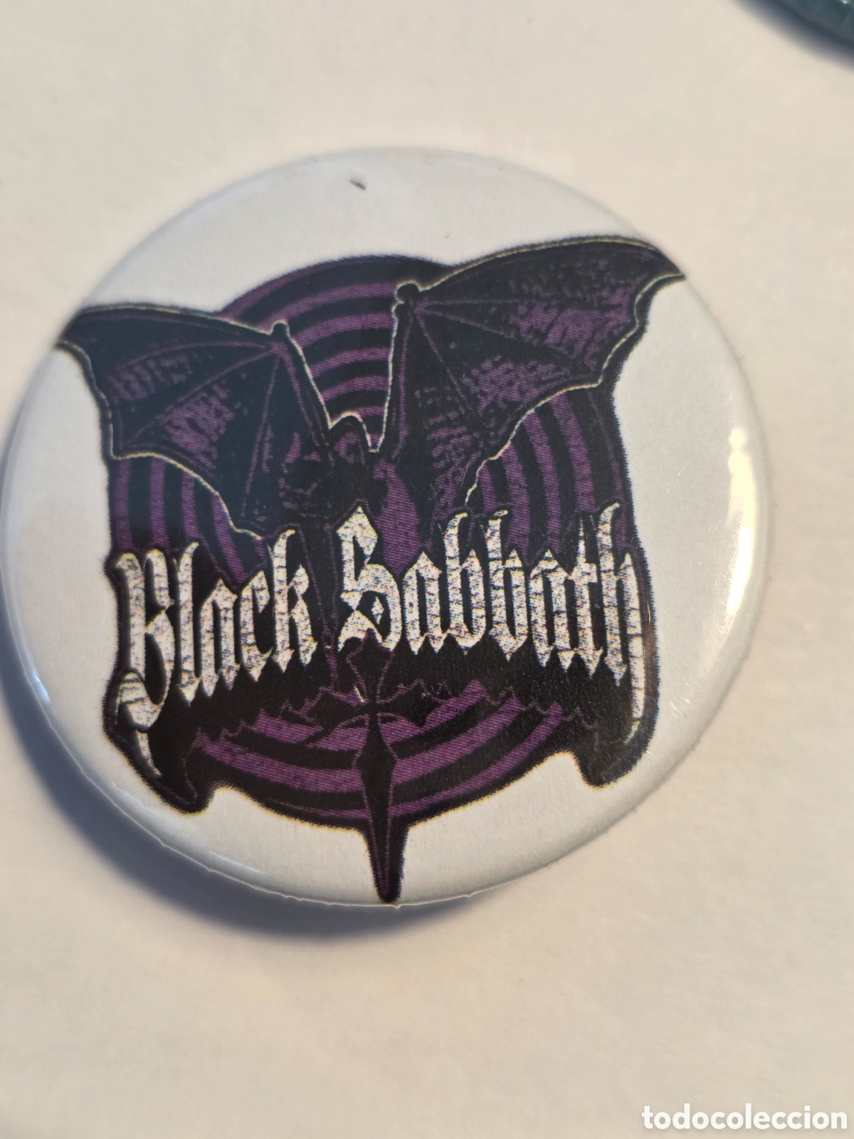 M&uacute;sica de colecci&oacute;n: CHAPA BANDA BLACK SABBATH 38mm