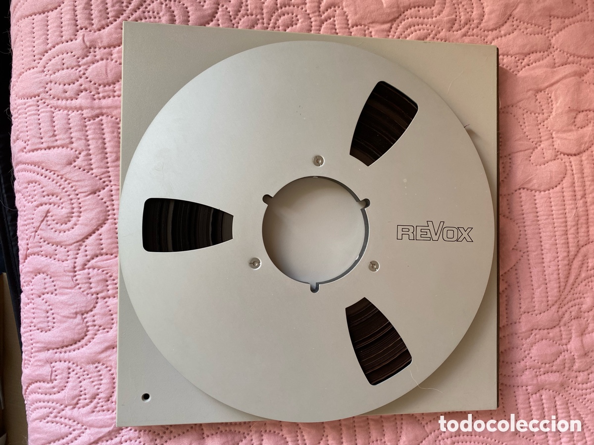 M&uacute;sica de colecci&oacute;n: Bobina de Magnet&oacute;fono Profesional REVOX - Aluminio 26,5 cm - Con Estuche R&iacute;gido Original