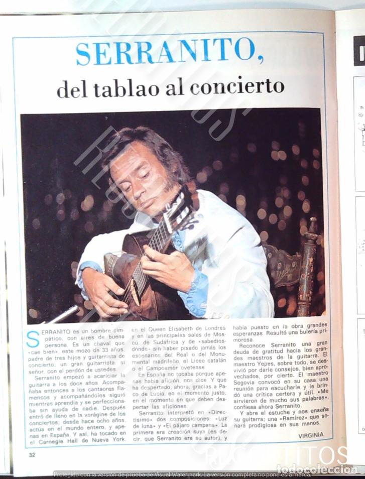 M&uacute;sica de colecci&oacute;n: serranito a la guitarra en directisimo