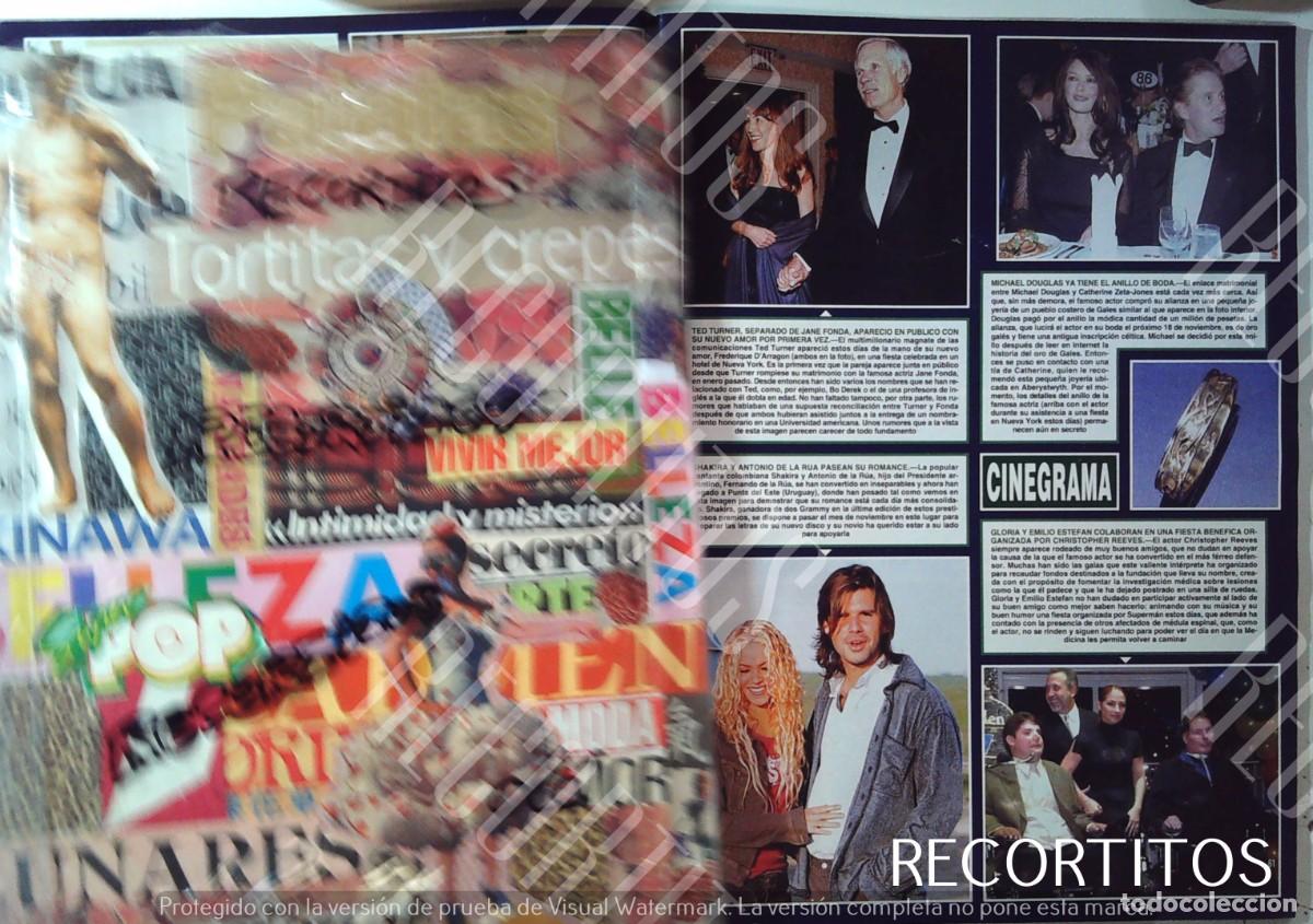 M&uacute;sica de colecci&oacute;n: ANTONIO DE LA RUA SHAKIRA GLORIA ESTEFAN CATHERINE ZETA JONES TED TURNER CHRISTOPHER REEVES EMILIO