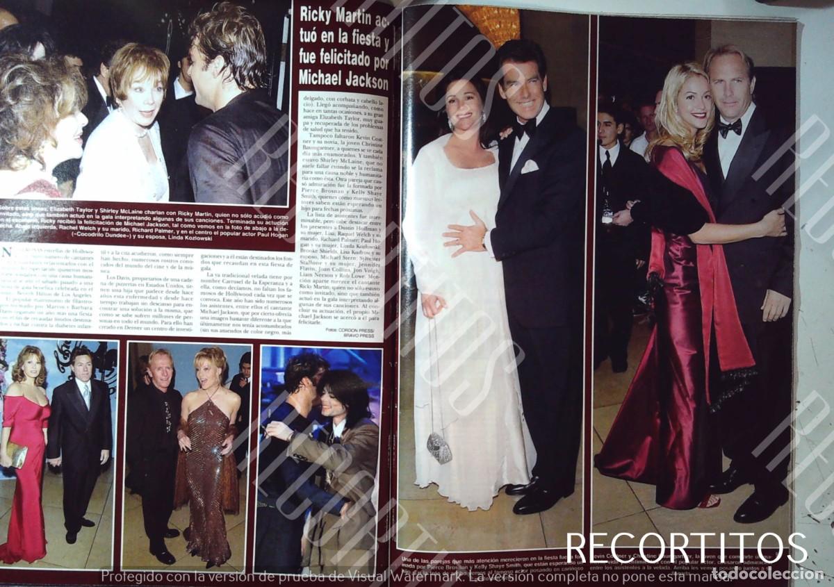 M&uacute;sica de colecci&oacute;n: RICKY MARTIN MICHAEL JACKSON ELIZABETH TAYLOR KEVIN COSTER PAUL HOGAN PIERCE BROSNAN WELCH RAQUEL