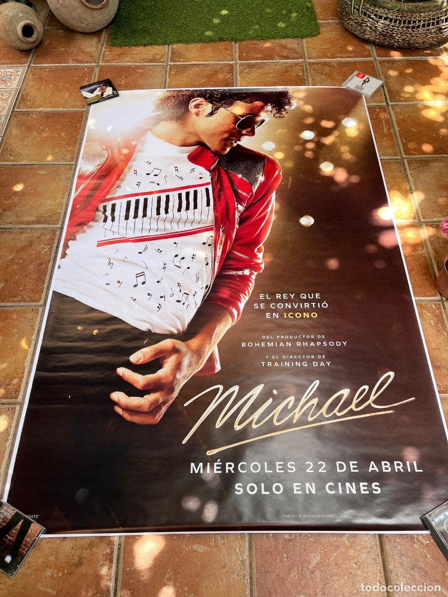 M&uacute;sica de colecci&oacute;n: CARTEL GIGANTE ORIGINAL DE LA PEL&Iacute;CULA DE LA MICHAEL JACKSON