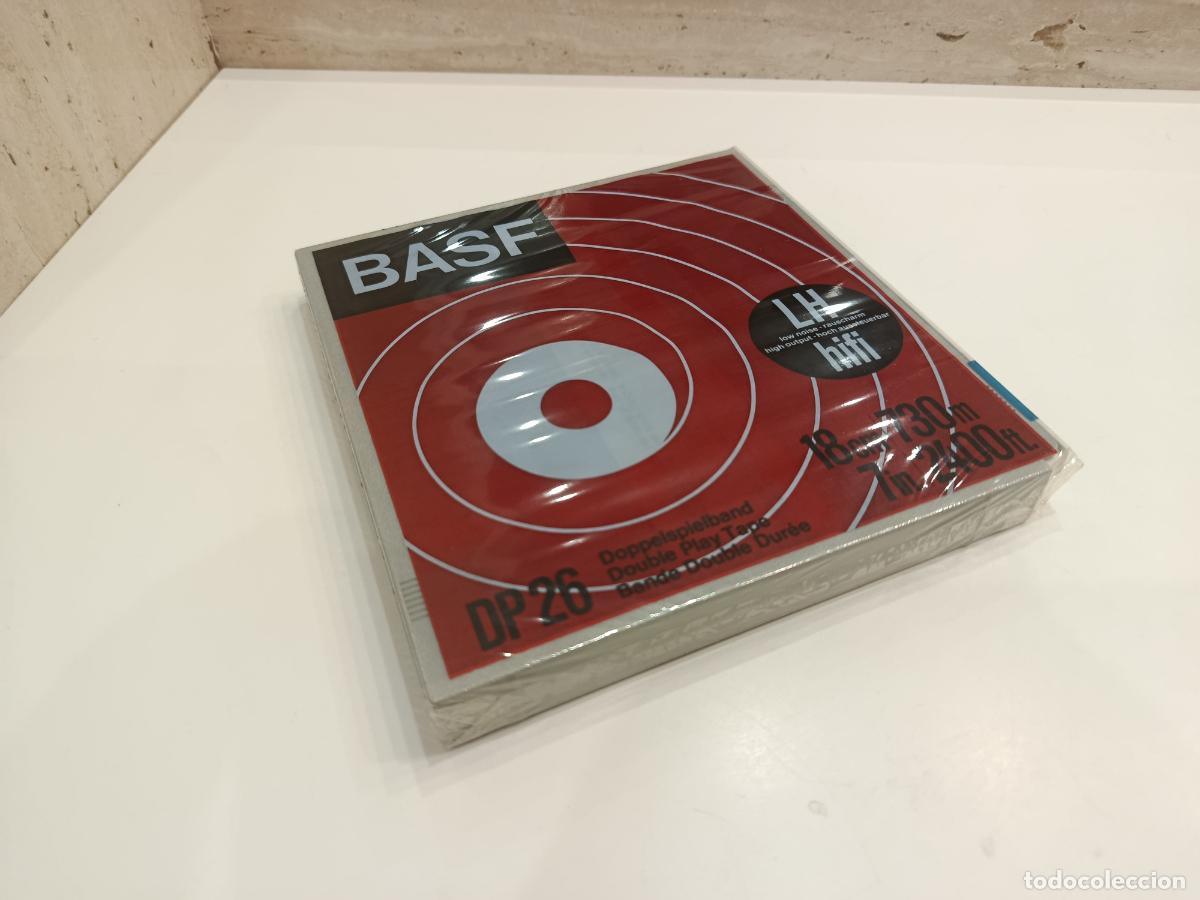 M&uacute;sica de colecci&oacute;n: CINTA MAGNETOFONICA BASF DP26 DP 26 DE DOBLE REPRODUCCION 18 cm / 7 in - NUEVA PRECINTADA