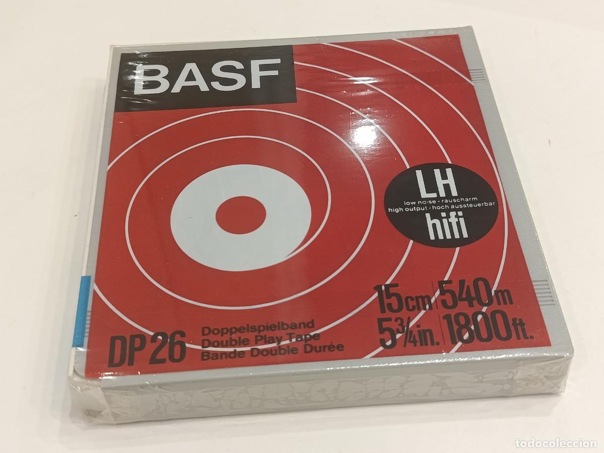 M&uacute;sica de colecci&oacute;n: CINTA MAGNETOFONICA BASF DP26 DP 26 DE DOBLE REPRODUCCION 15 cm / 5-3/4 in - NUEVA PRECINTADA