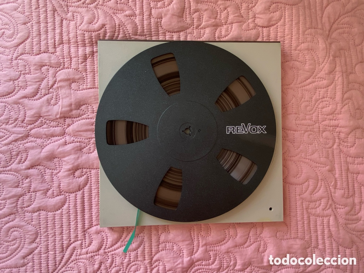 M&uacute;sica de colecci&oacute;n: Cinta Magnetof&oacute;n REVOX. Bobina 26,5 cm Pl&aacute;stico Negro + Caja Original.