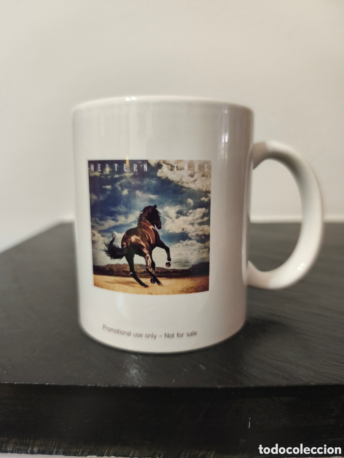 M&uacute;sica de colecci&oacute;n: TAZA DE BRUCE SPRINGSTEEN CON LA PORTADA DEL DISCO WESTERN STARTS