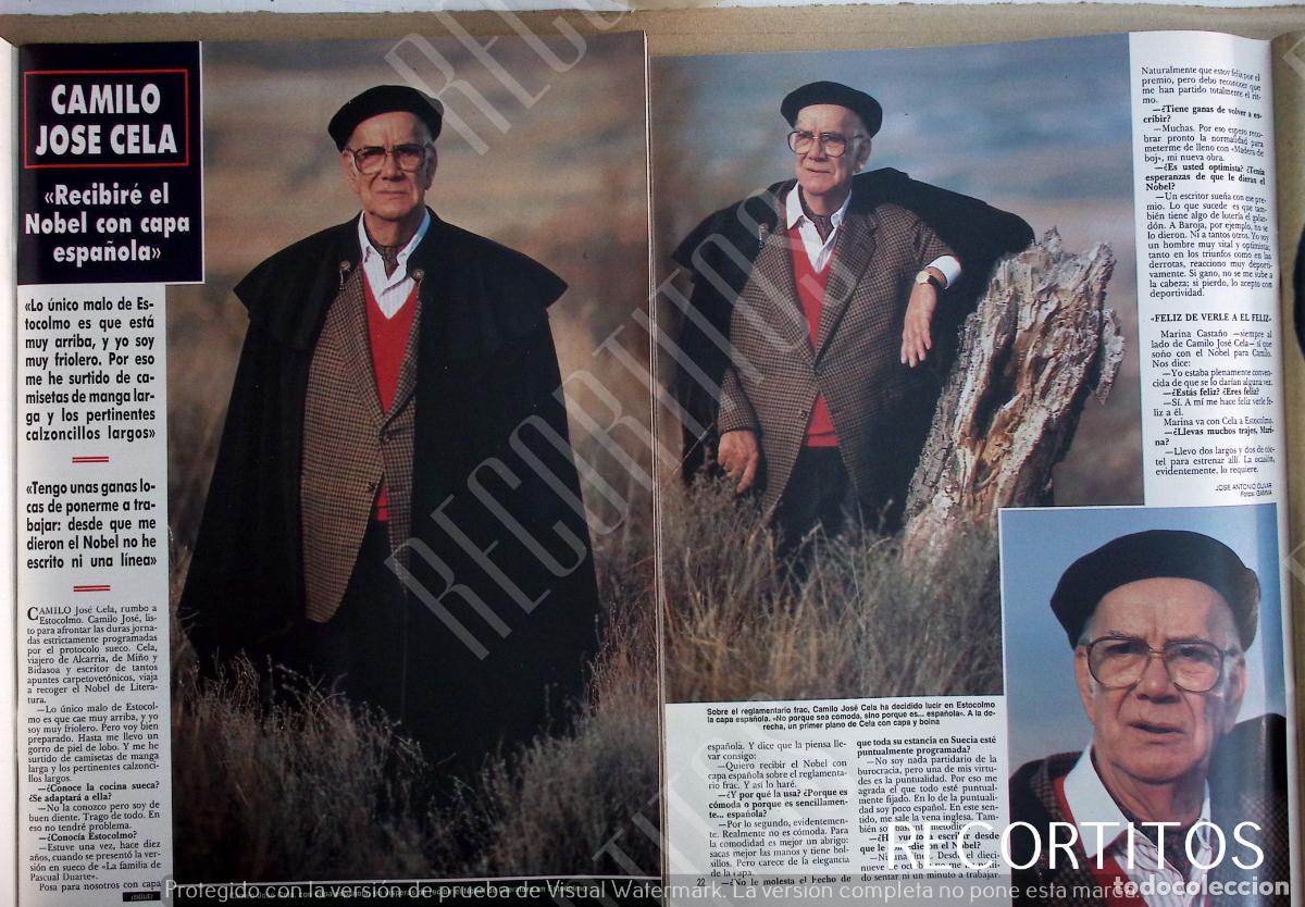 M&uacute;sica de colecci&oacute;n: CAMILO JOSE CELA UN NOBEL CON CAPA ESPA&Ntilde;OLA