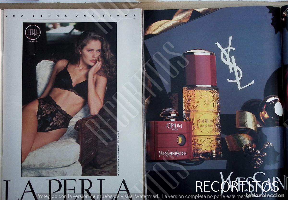 M&uacute;sica de colecci&oacute;n: la perla lenceria anuncio publicidad YVES SAINT LAURENT
