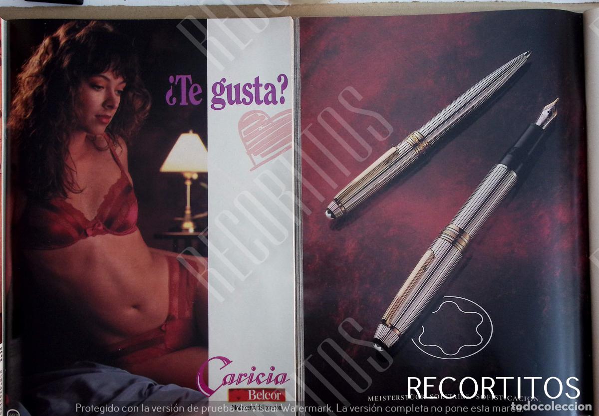 M&uacute;sica de colecci&oacute;n: BELCOR LENCERIA ANUNCIO PUBLICIDAD CARICIA MONT BLANC