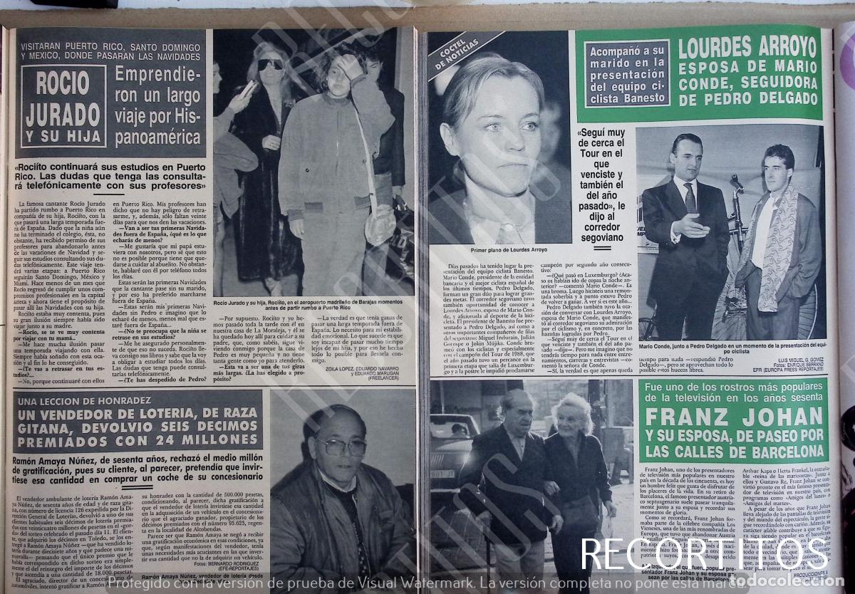 M&uacute;sica de colecci&oacute;n: FRANZ JOHAN ROCIO JURADO MARIO CONDE LOURDES ARROYO PERICO DELGADO PEDRO