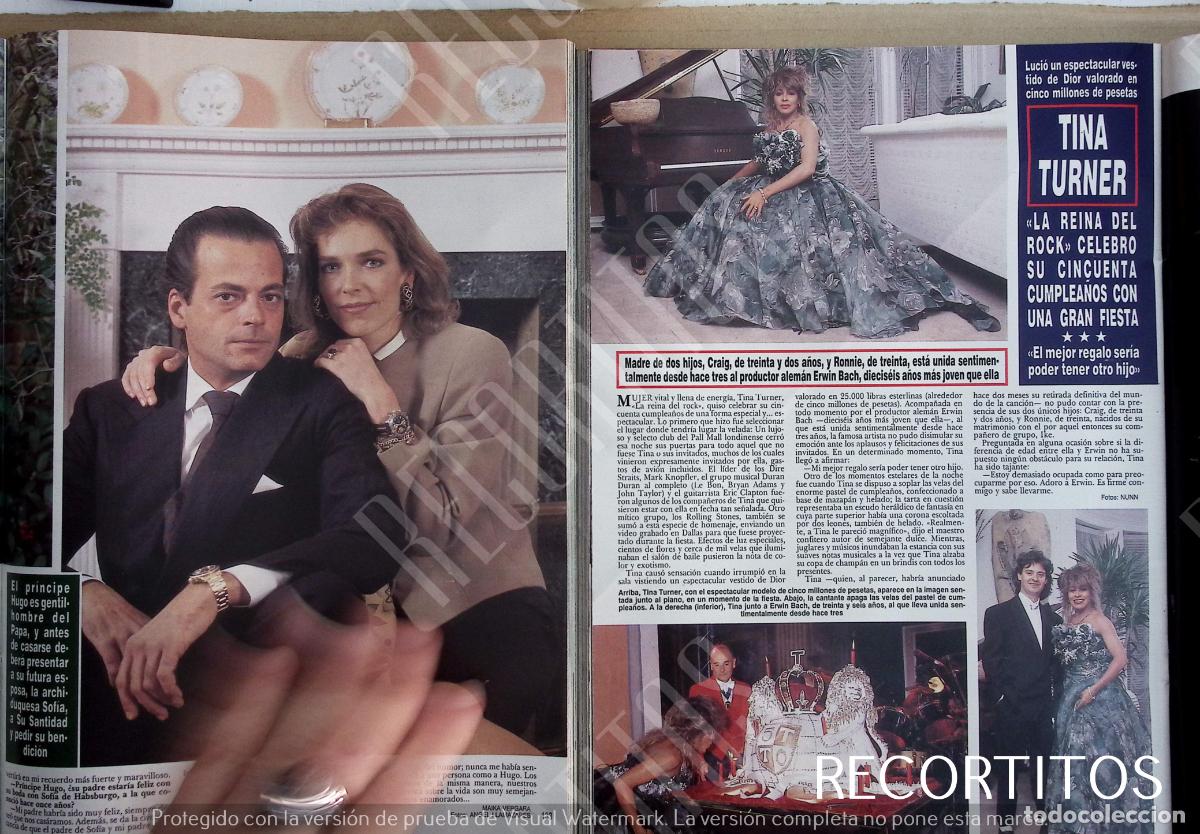 M&uacute;sica de colecci&oacute;n: TINA TURNER sofia de habsburgo sophie de austria LA BODA