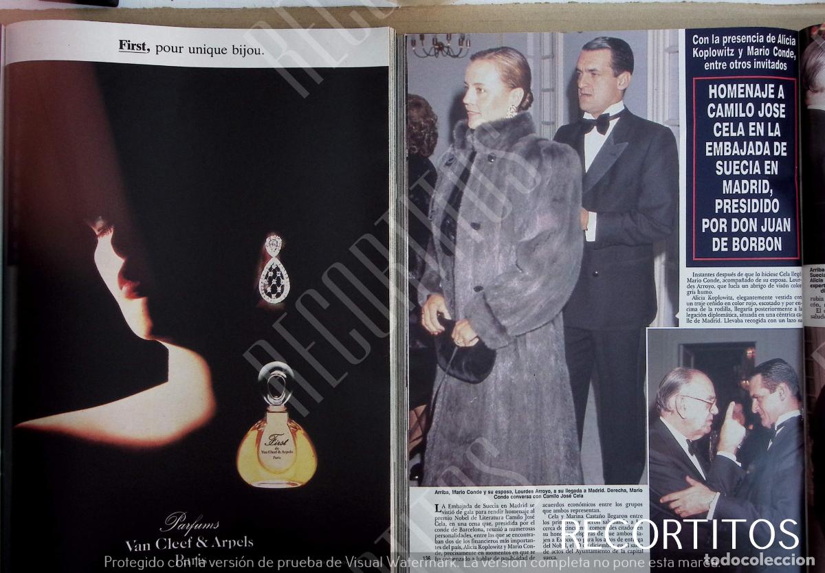 M&uacute;sica de colecci&oacute;n: MARIO CONDE CAMILO JOSE CELA VAN CLEEFS AND ARPEL PARFUMS