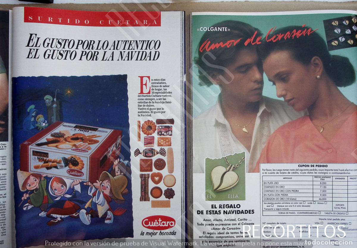 M&uacute;sica de colecci&oacute;n: CUETARA SURTIDO GALLETAS ANUNCIO PUBLICIDAD COLGANTE AMOR DE CORAZON