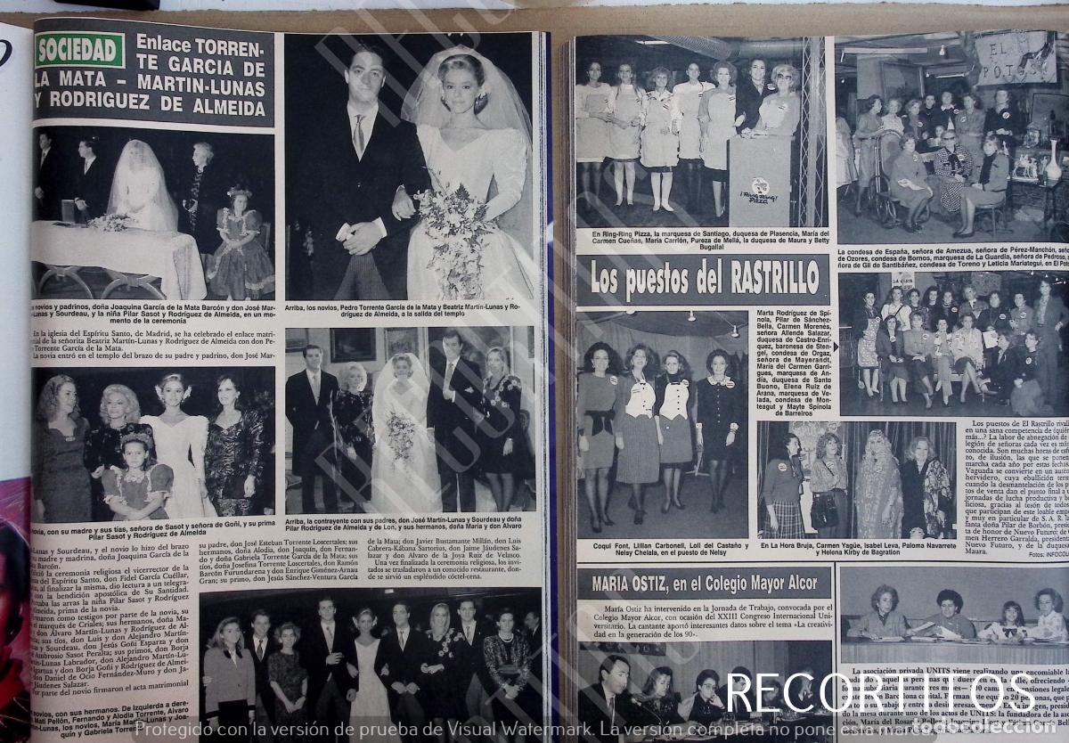M&uacute;sica de colecci&oacute;n: TORRENTE GARICA DE LA MATA MARTIN LUNAS Y RODRIGUEZ ALMEIDA EL RASTRILLO LA HORA BRUJA MARIA OSTIZ