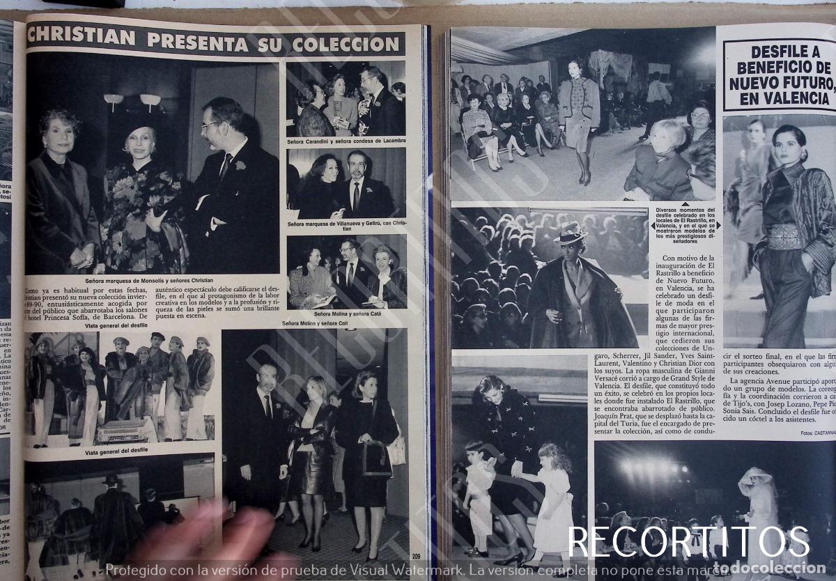 M&uacute;sica de colecci&oacute;n: CHRISTIAN DESFILE DE MODA DESFILE BENEFICO NUEVI FUTURO VALENCIA VERSACE DIOR VALENTINO
