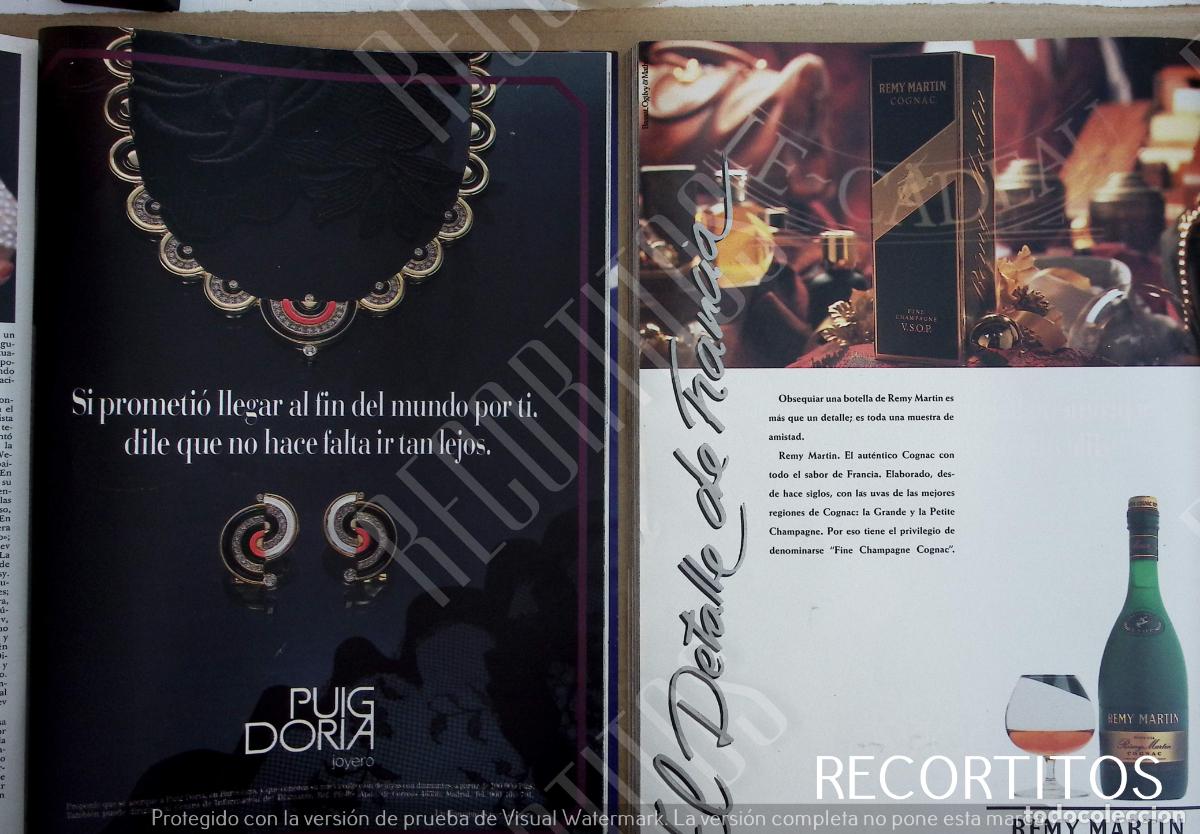 M&uacute;sica de colecci&oacute;n: PUIG DORIA REMY MARTIN VSOP FINE CHAMPAGNE COGNAC
