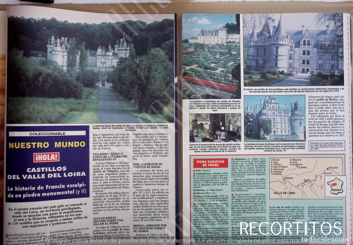 M&uacute;sica de colecci&oacute;n: LOS CASTILLOS DEL VALLE DEL LOIRA NUESTRO MUNDO EN HOLA