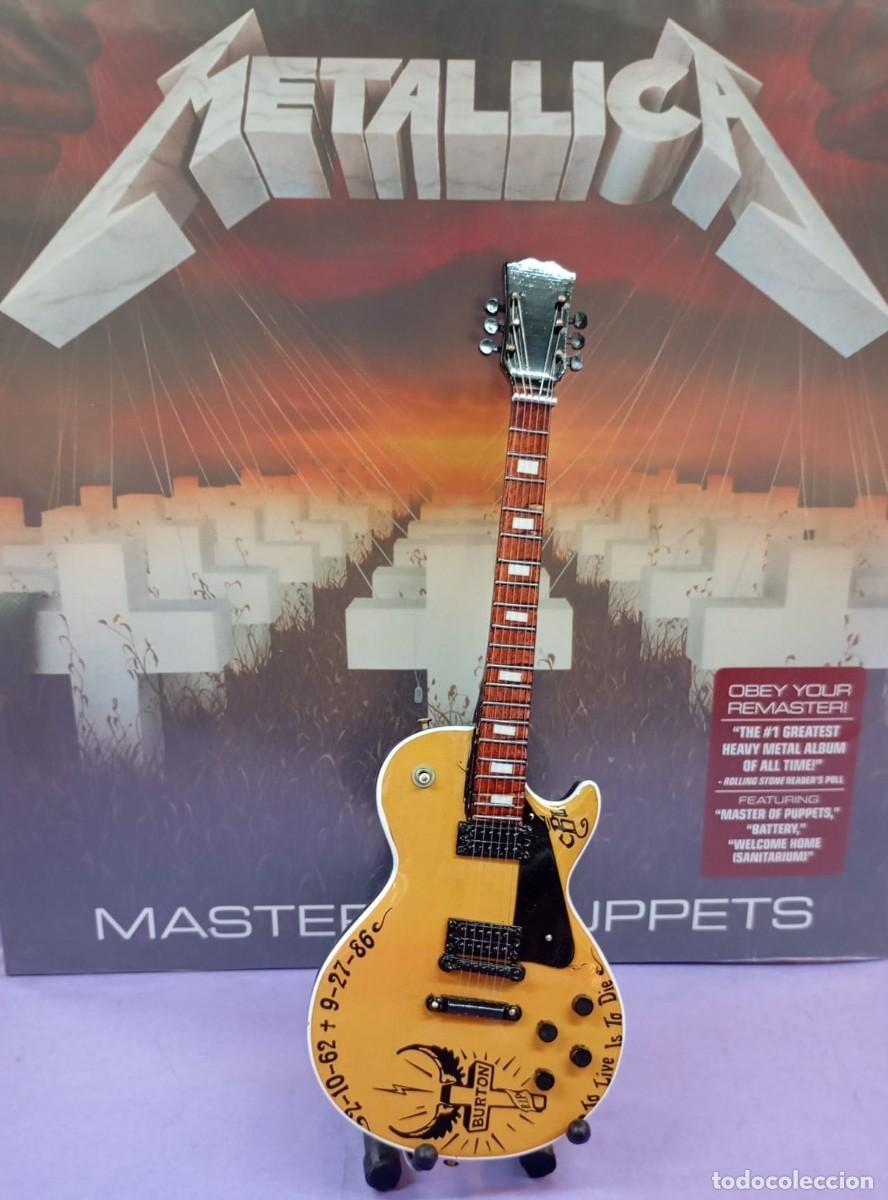 M&uacute;sica de colecci&oacute;n: Guitarra Metallica ( tributo a la banda). Serigrafiada.