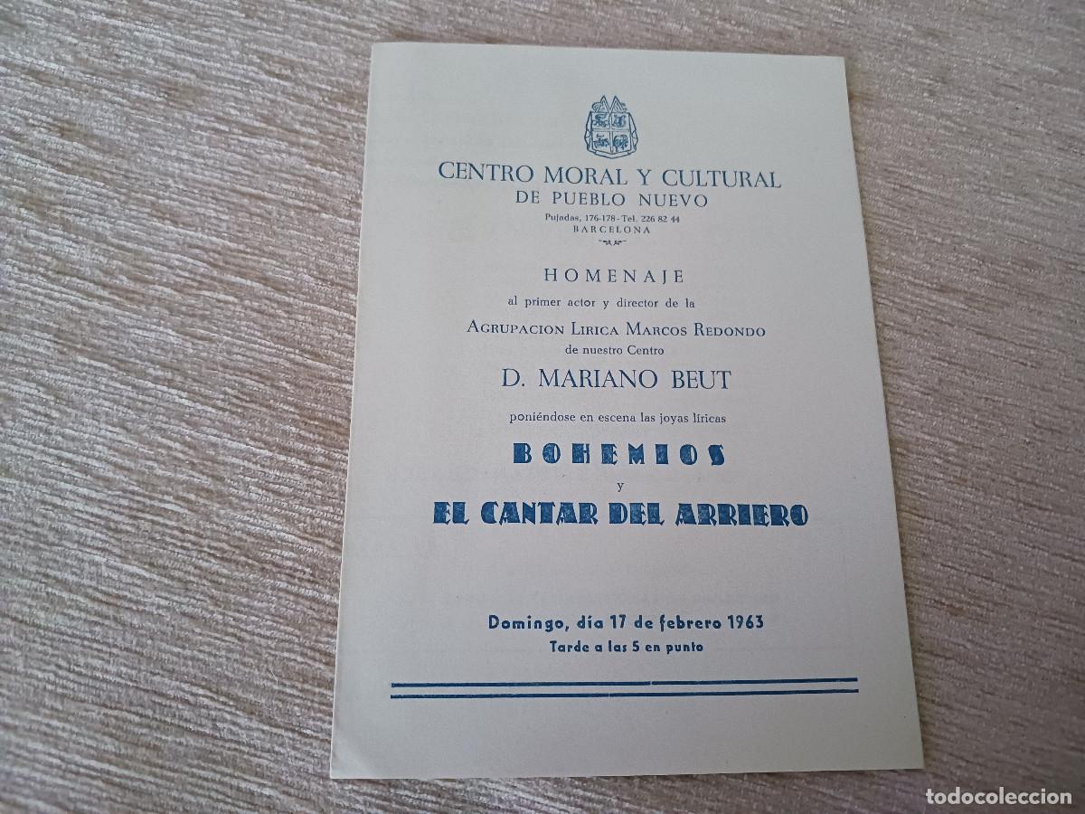 M&uacute;sica de colecci&oacute;n: homenaje, al actor mariano beut, zarzuelas, bohemios, el cantar.. mercedes brugues y andres vi&ntilde;as
