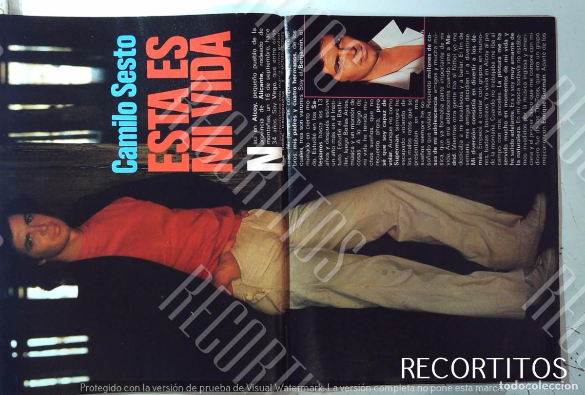 M&uacute;sica de colecci&oacute;n: RECORTE POSTER CAMILO SESTO