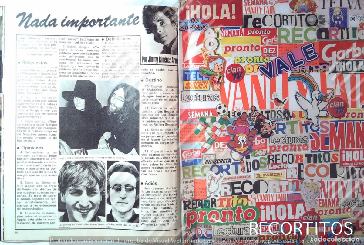 M&uacute;sica de colecci&oacute;n: JOHN LENNON YOKO ONO THE BEATLES