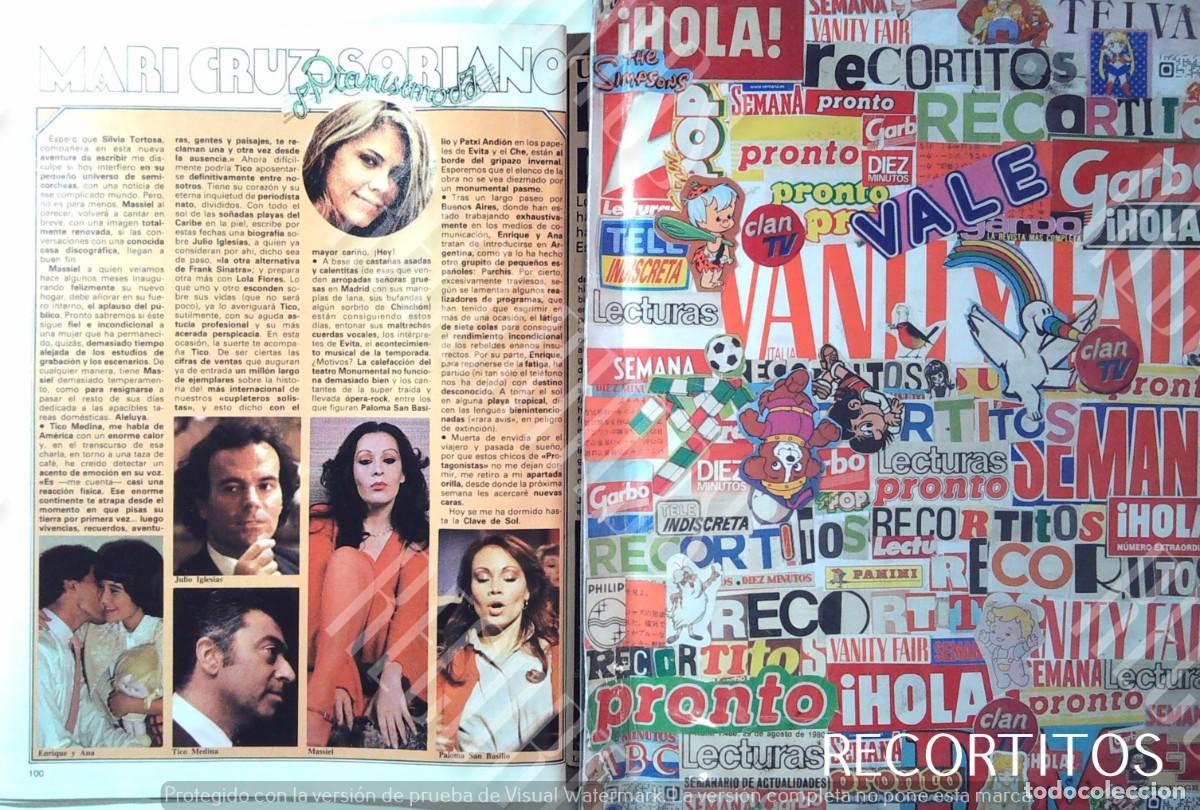 M&uacute;sica de colecci&oacute;n: MARI CRUZ SORIANO PALOMA SAN BASILIO EVITA JULIO IGLESIAS MASSIEL ENRIQUE Y ANA TICO MEDINA