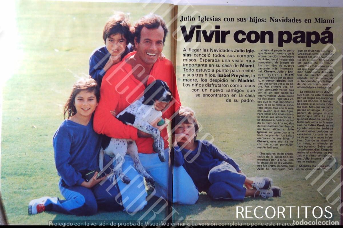 M&uacute;sica de colecci&oacute;n: JULIO IGLESIAS E HIJOS JULIO JOSE ENRIQUE CHABELI