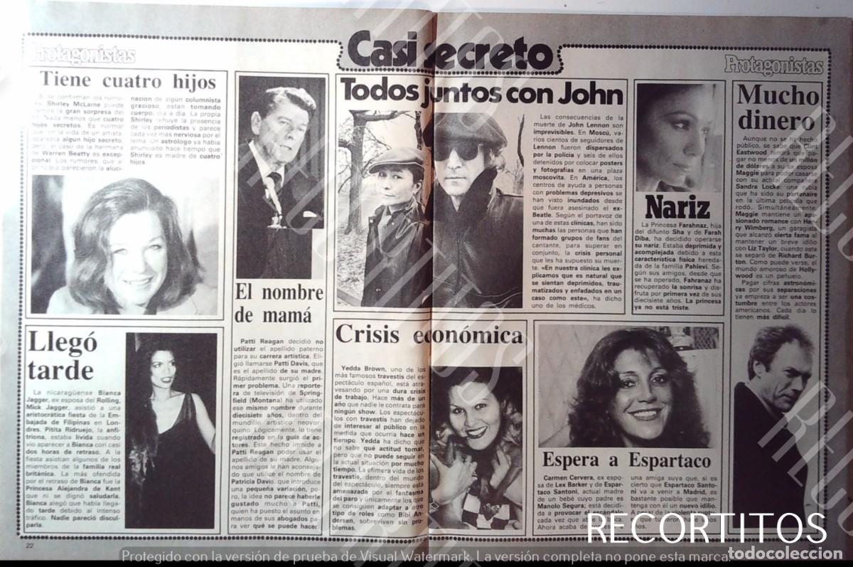 M&uacute;sica de colecci&oacute;n: YOKO ONO JOHN LENNON FARAH DIBA TITA CERVERA YEDDA BROWN LGTBI BIANCA JAGGER CLINT EASTWOOD