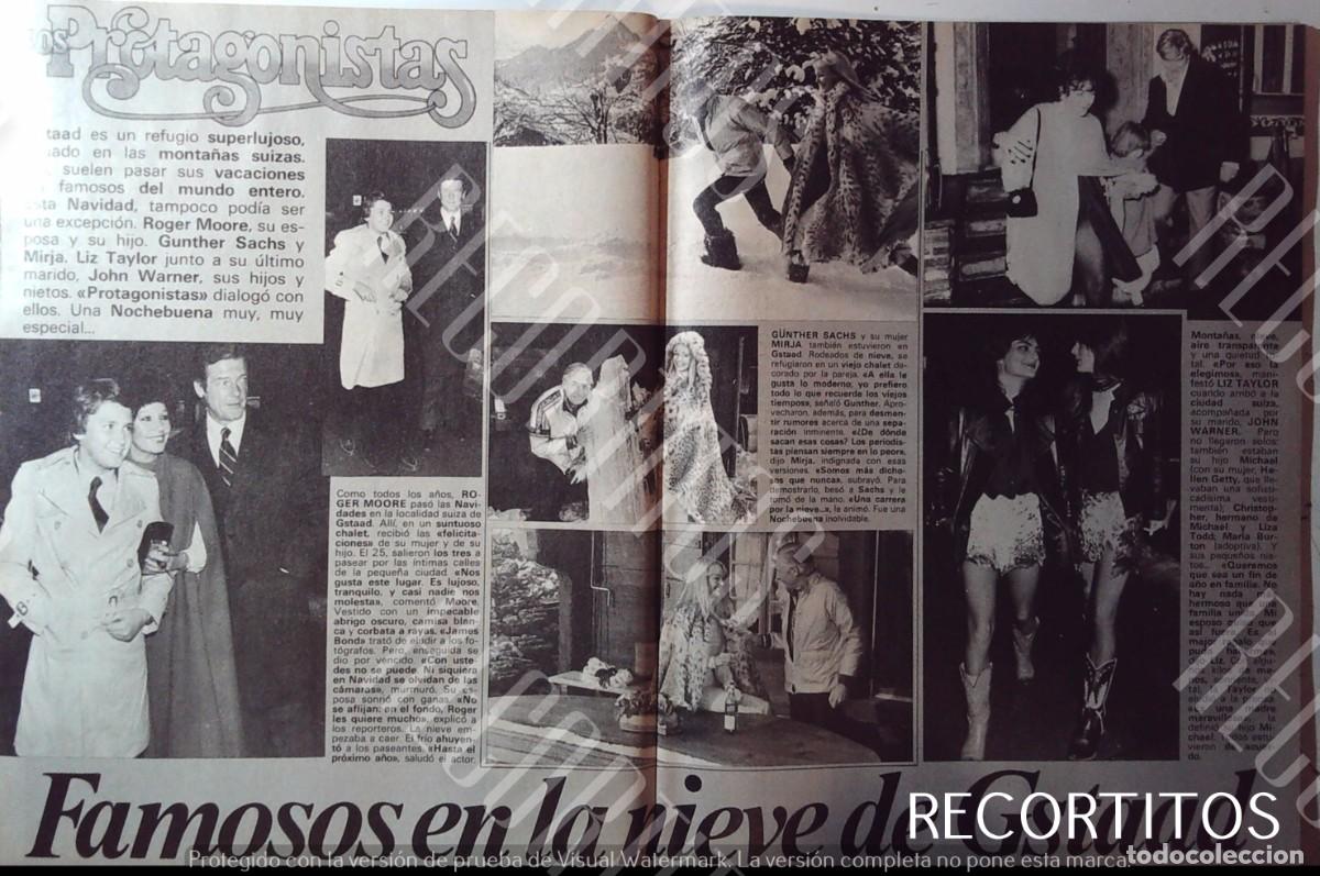 M&uacute;sica de colecci&oacute;n: GSTAAD ELIZABETH TAYLOR LIZ RICHARD BURTON ROGER MOORE 007 GUNTHER SACHS
