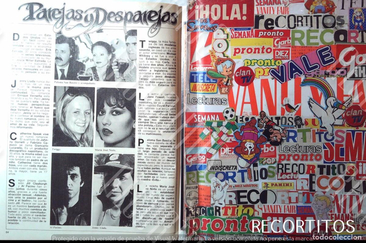 M&uacute;sica de colecci&oacute;n: PALOMA SAN BASILIO EVITA MARIA JOSE NIETO TWIGGY JENNY LLADA AL PACINO