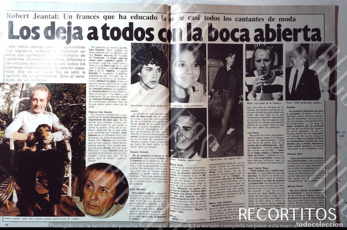 M&uacute;sica de colecci&oacute;n: ROBERT JEANTAL VICTORIA ABRIL JUNIOR MIGUEL BOSE JUAN CARLOS NAYA PECOS MICKY