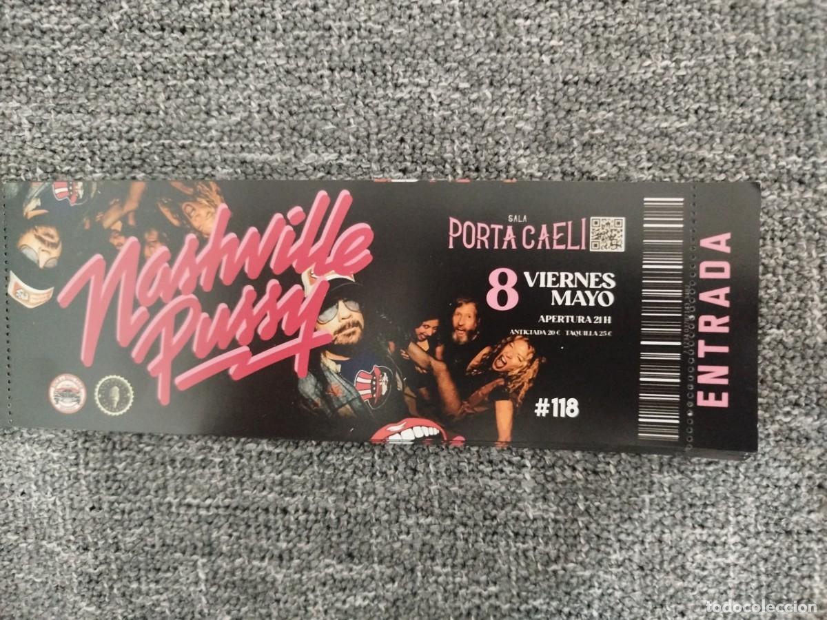 M&uacute;sica de colecci&oacute;n: Entrada concierto Nashville Pussy Valladolid