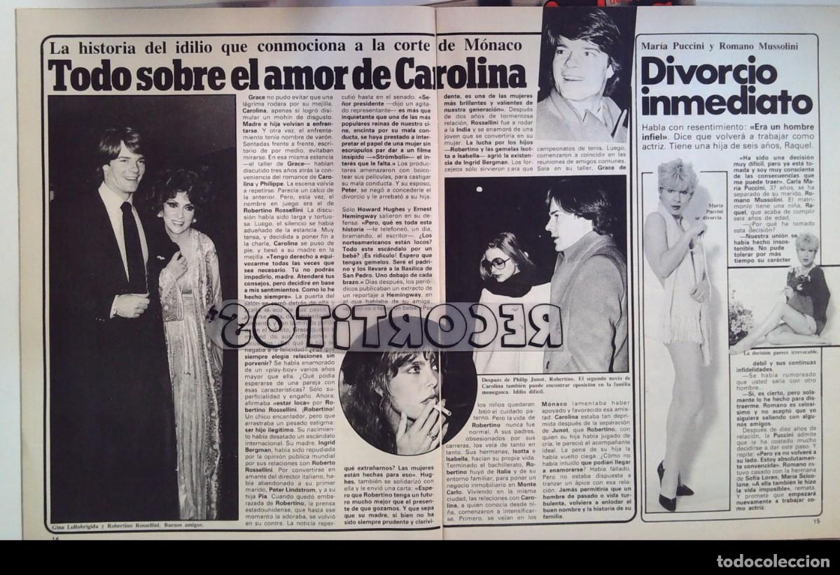 M&uacute;sica de colecci&oacute;n: CAROLINA DE MONACO MARIA PUCCINI ROMANO MUSSOLINI ROBERTINO GINA LOLLOBRIGIDA ROSSELLINI