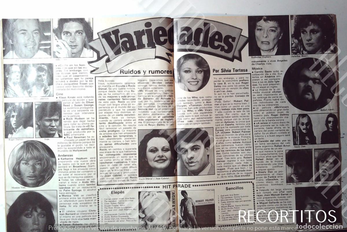 M&uacute;sica de colecci&oacute;n: MIGUEL GALLARDO SERRAT KLAUS KINSKI ROCIO DURCAL JUAN GABRIEL TANYA ROBERTS CAMILO SESTO SILVIA TOR