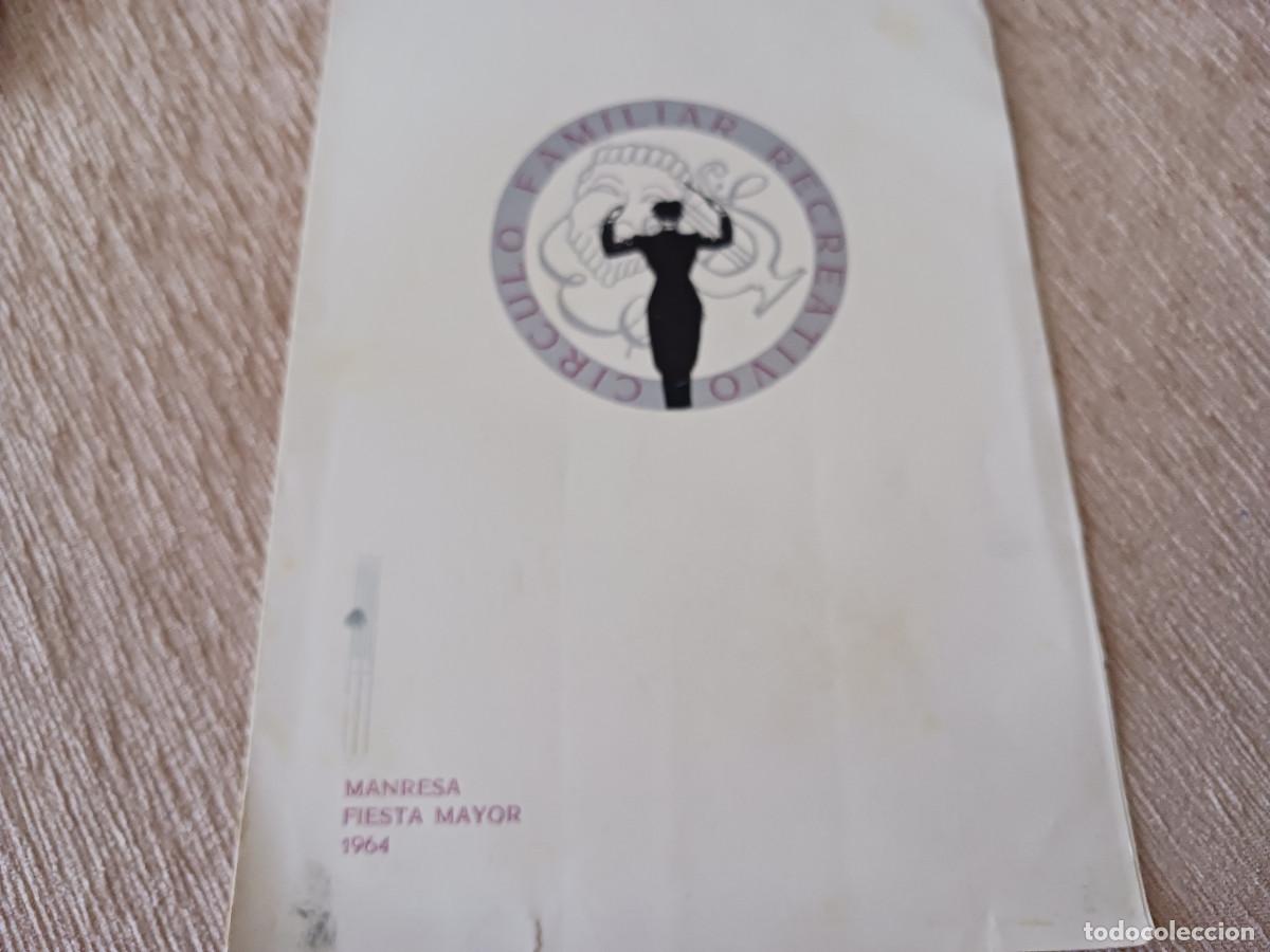 M&uacute;sica de colecci&oacute;n: diptico, circulo familiar recreativo de manresa 1964, andres vi&ntilde;as y mercedes brugues