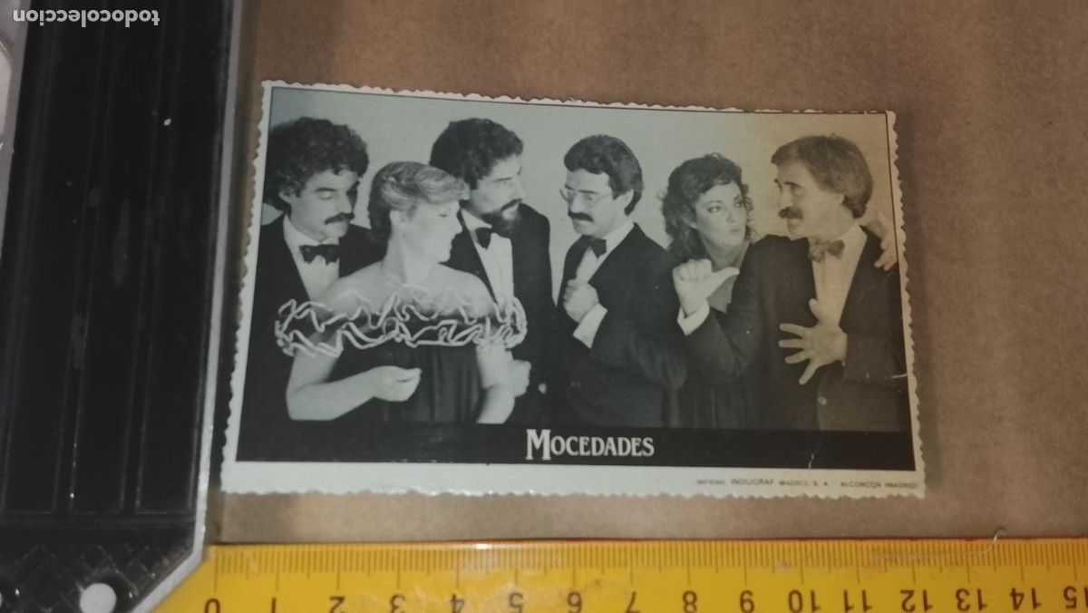M&uacute;sica de colecci&oacute;n: musica - cromo o similar carton troquelado - CANTANTE - MOCEDADES