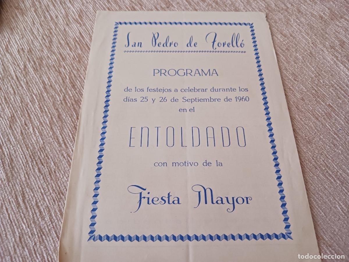 Musica di collezione: diptico, san pedro de torello, programa de fiestas 1960, la del soto del parral, andres vi&ntilde;as