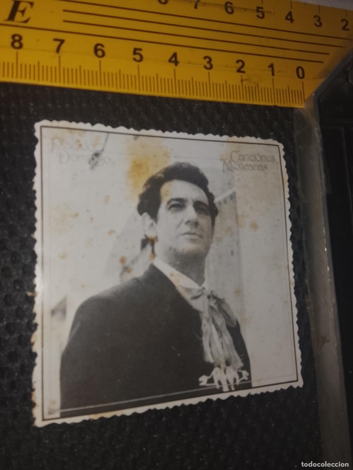 M&uacute;sica de colecci&oacute;n: musica - CROMOS o similar DE PAPEL troquelado CANTANTES - PLACIDO DOMINGO