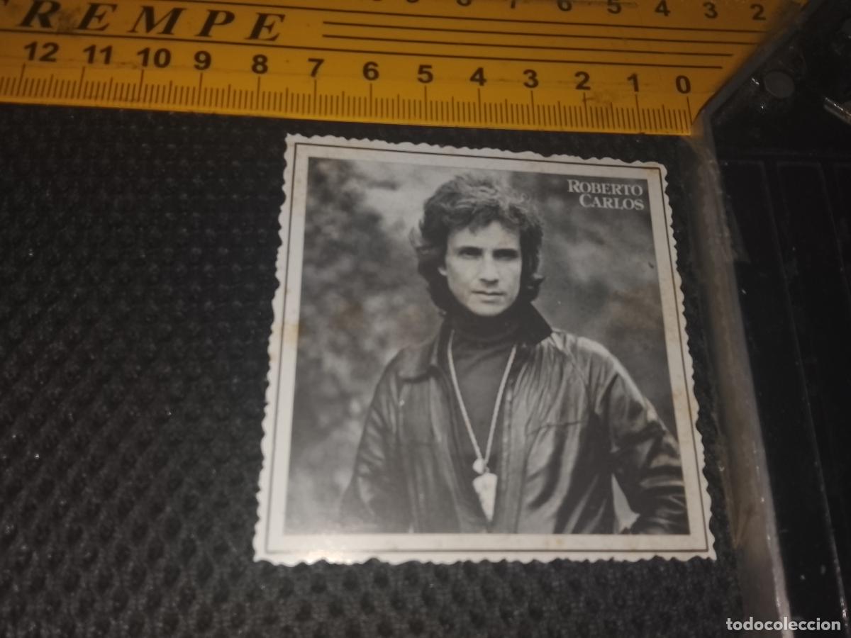 M&uacute;sica de colecci&oacute;n: musica - CROMOS o similar DE PAPEL troquelado CANTANTES - ROBERTO CARLOS