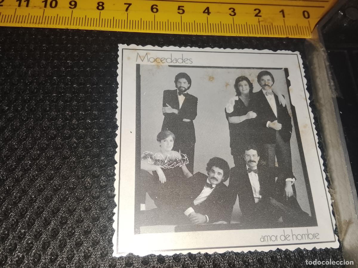 M&uacute;sica de colecci&oacute;n: musica - CROMOS o similar DE PAPEL troquelado CANTANTES - MOCEDADES