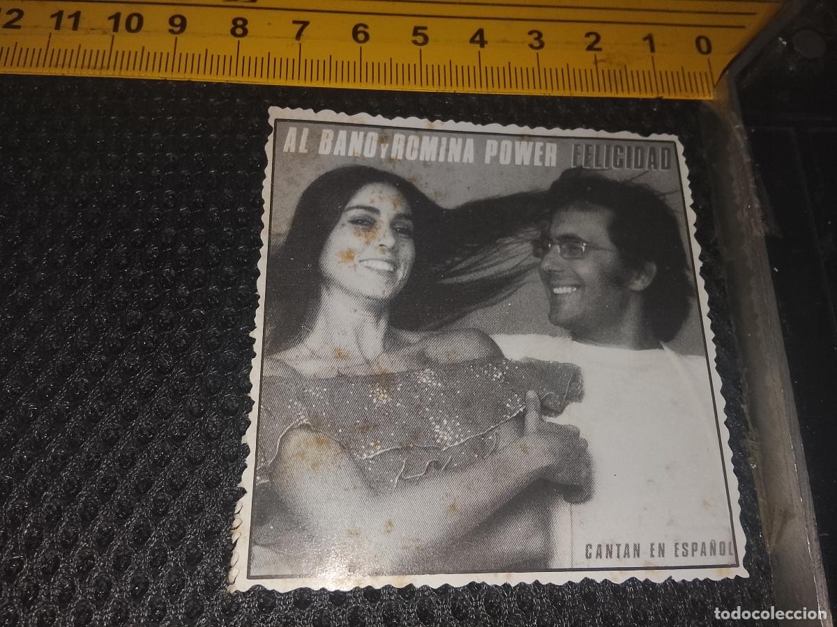 M&uacute;sica de colecci&oacute;n: musica - CROMOS o similar DE PAPEL troquelado CANTANTES - AL BANO ALBANO Y ROMINA POWER