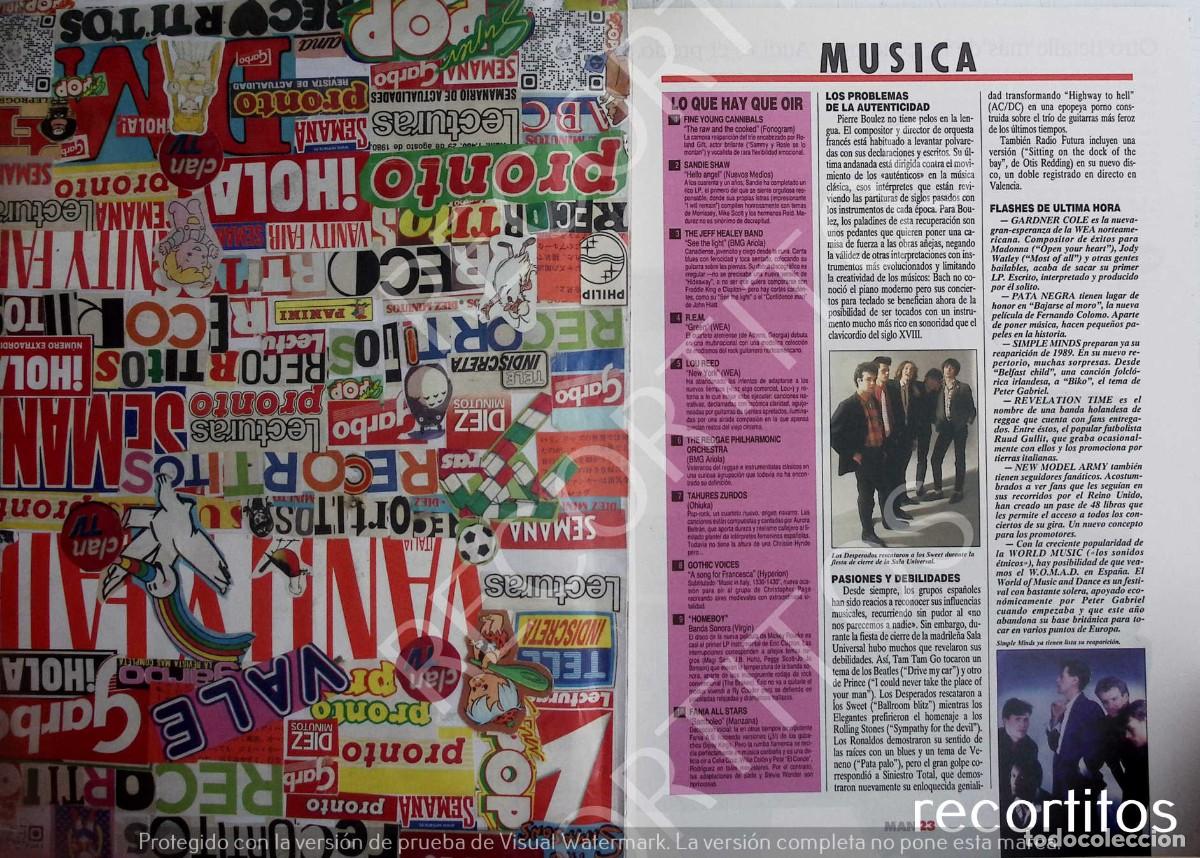 M&uacute;sica de colecci&oacute;n: SIMPLE MINDS SWEETS LOS DESPERADOS
